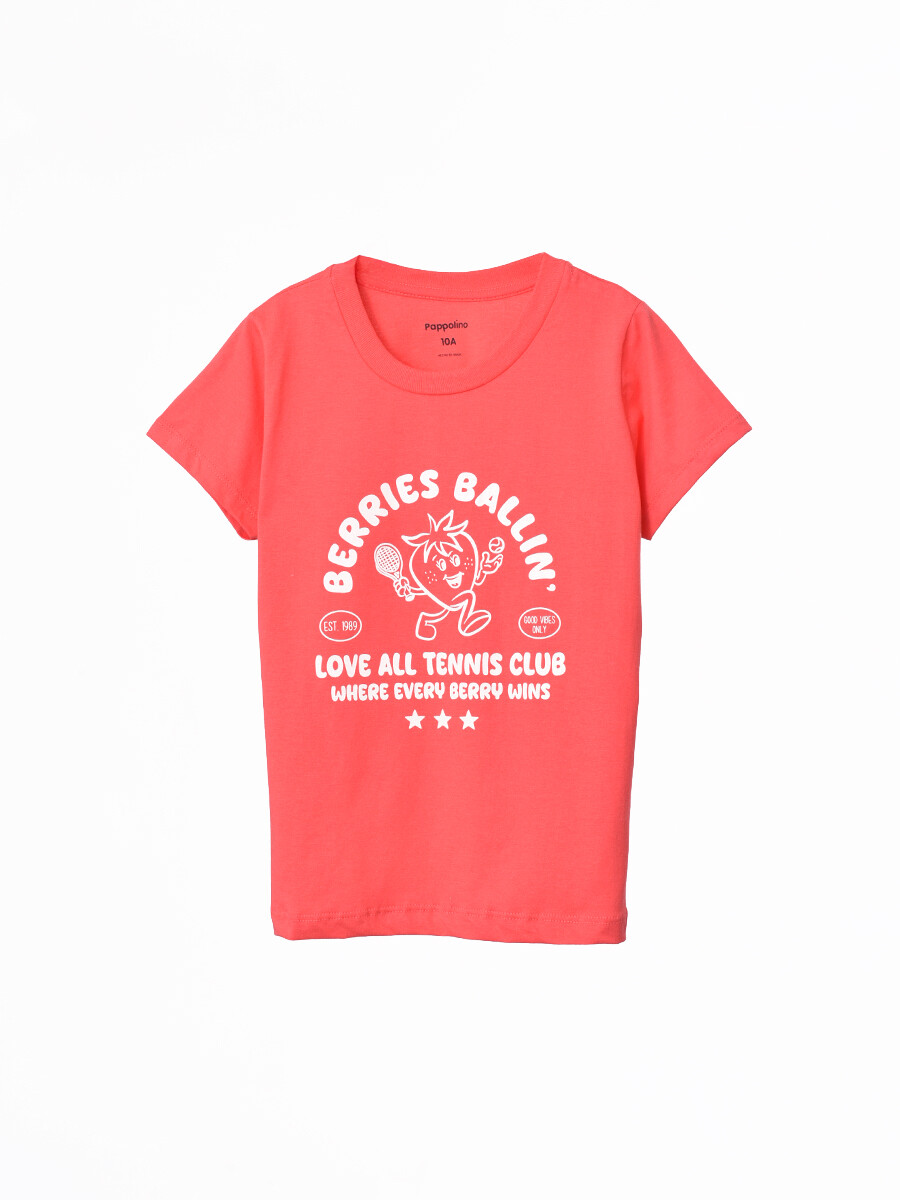 REMERA ESTAMPADA - ROJO 
