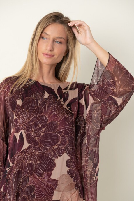 BLUSA ANDALUSI Magenta