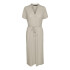 VMJENNY SS CALF DRESS JRS OATMEAL