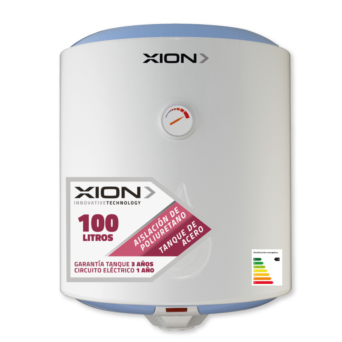 termotanque calefón 100lts. cilíndrico-con etiqueta 