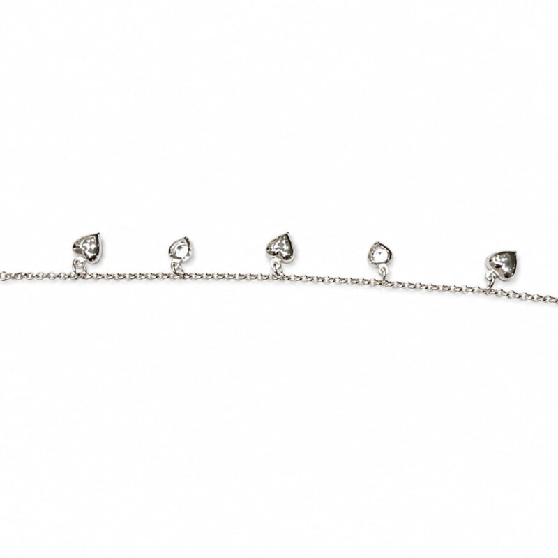 Pulsera con colgantes de corazón Pulsera con colgantes de corazón