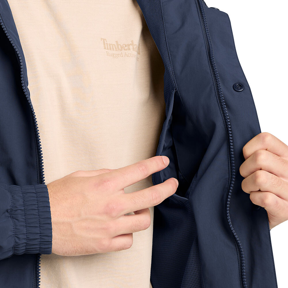 Casaca Waterproof Bomber Hombre Dark Sapphire