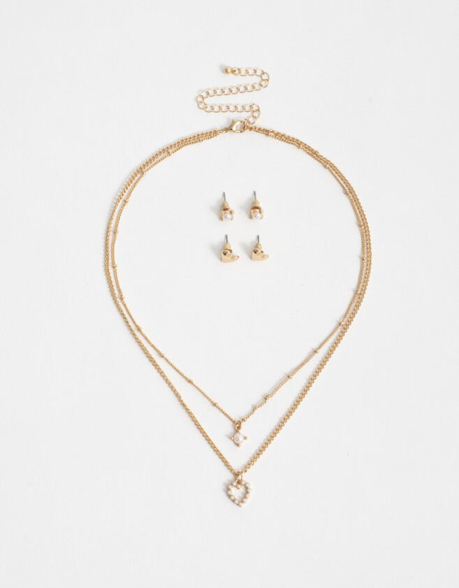 Bijouterie Set Premium Gold Bijouterie Set Bañada En Oro - Dorado