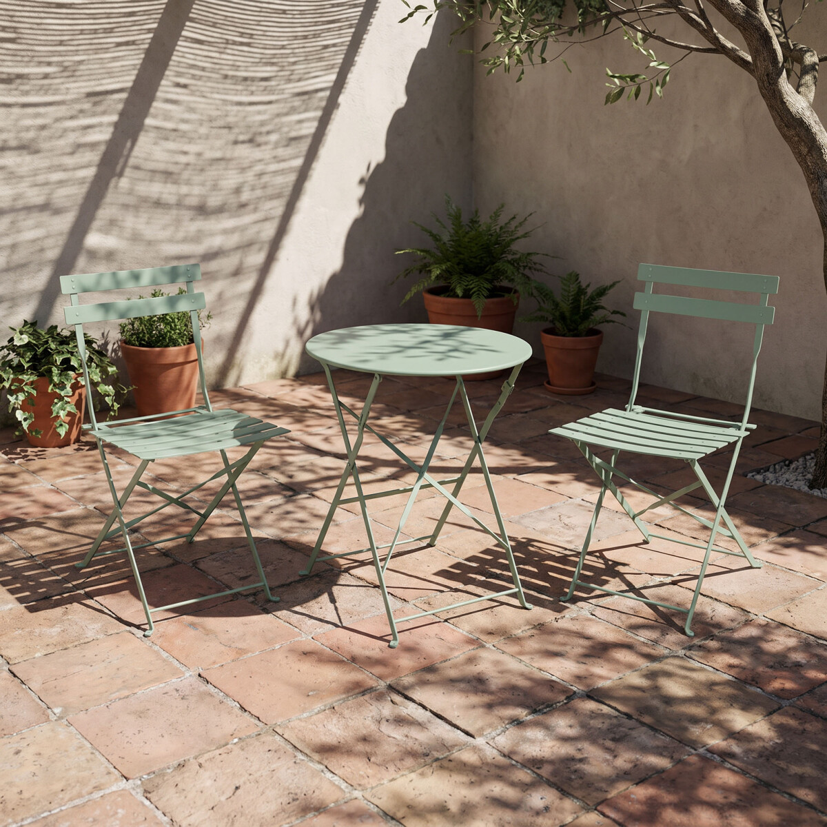 SET DE TERRAZA - ACERO VERDE LAOS 