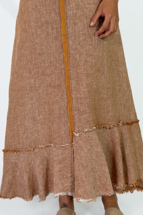 VESTIDO CAMILA Camel Claro