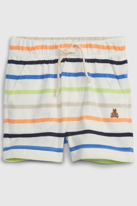 Short Con Elástico Bebé Multi Stripe