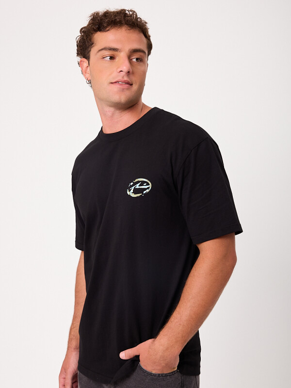 T-SHIRT ROGERS RUSTY Negro