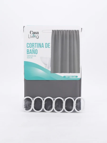CORTINA PEVA GRIS