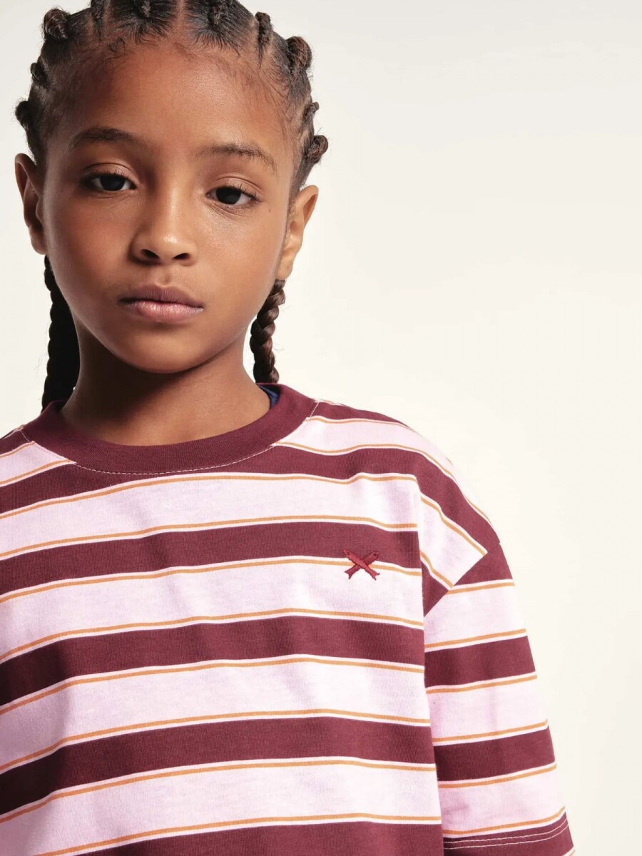 CAMISETA CORTE BOX INFANTIL - MULTICOLOR 