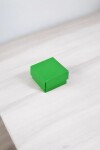 Caja eco 01 - 4x4x2,5 cm. VERDE BENETTON
