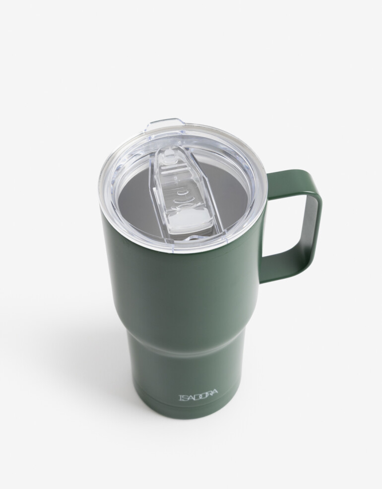 Artículos cocina Vasos Vaso Metálico Con Asa - Verde Oscuro