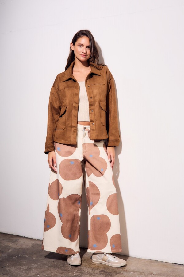 Sobrecamisa Gamuza Camel