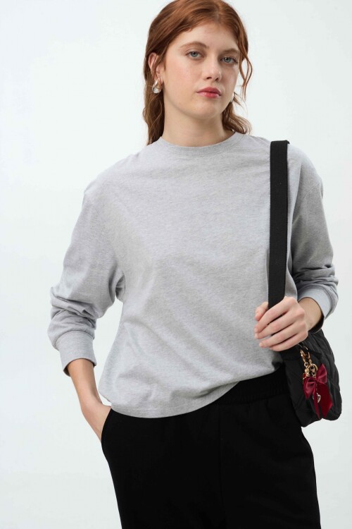 Remera Cádiz Gris Melange