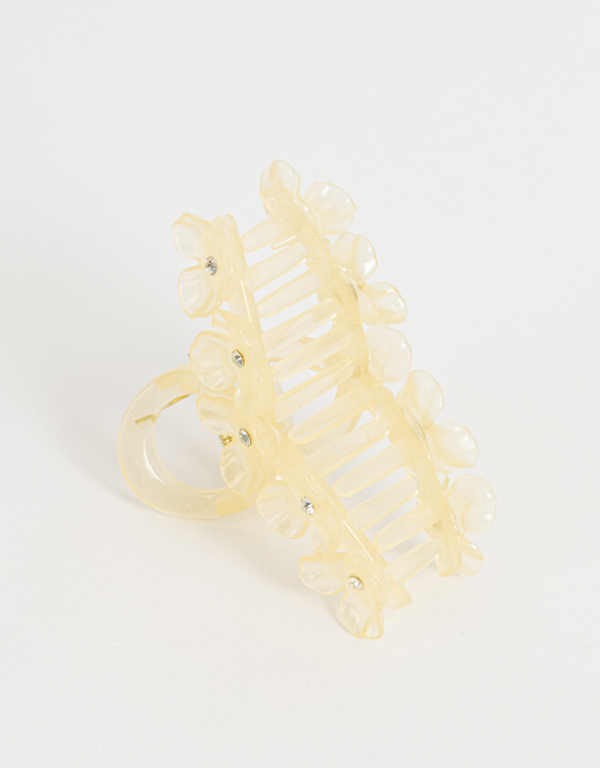 Broche Con flores Broche Con Flores - Blanco Crudo
