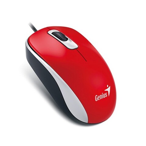 Mouse Genius Dx-110 Usb Negro ROJO