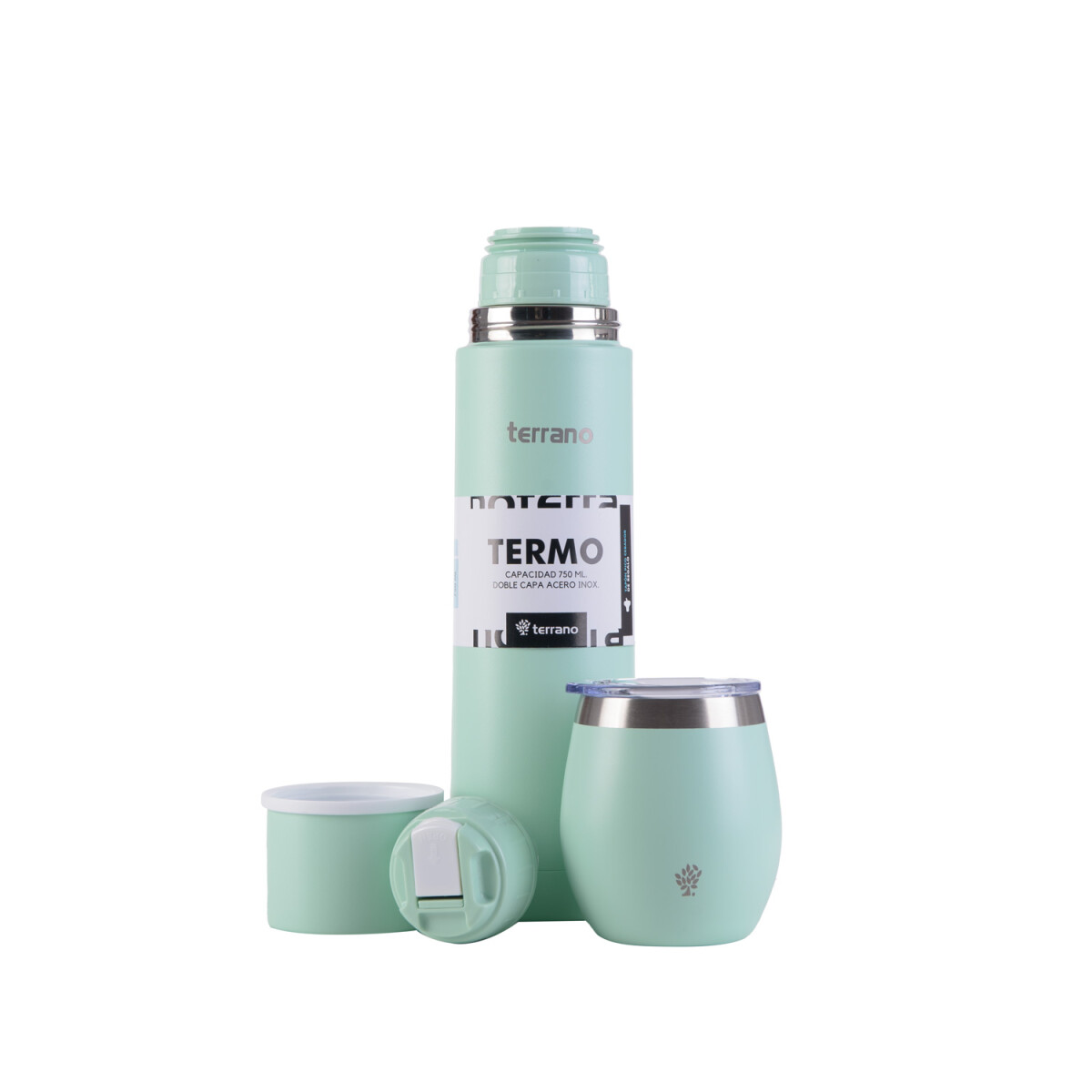 Kit Acero Bala - 750mL - Verde Agua 