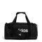 Bolso Adidas Boslo Linear Duffel Negro - Blanco