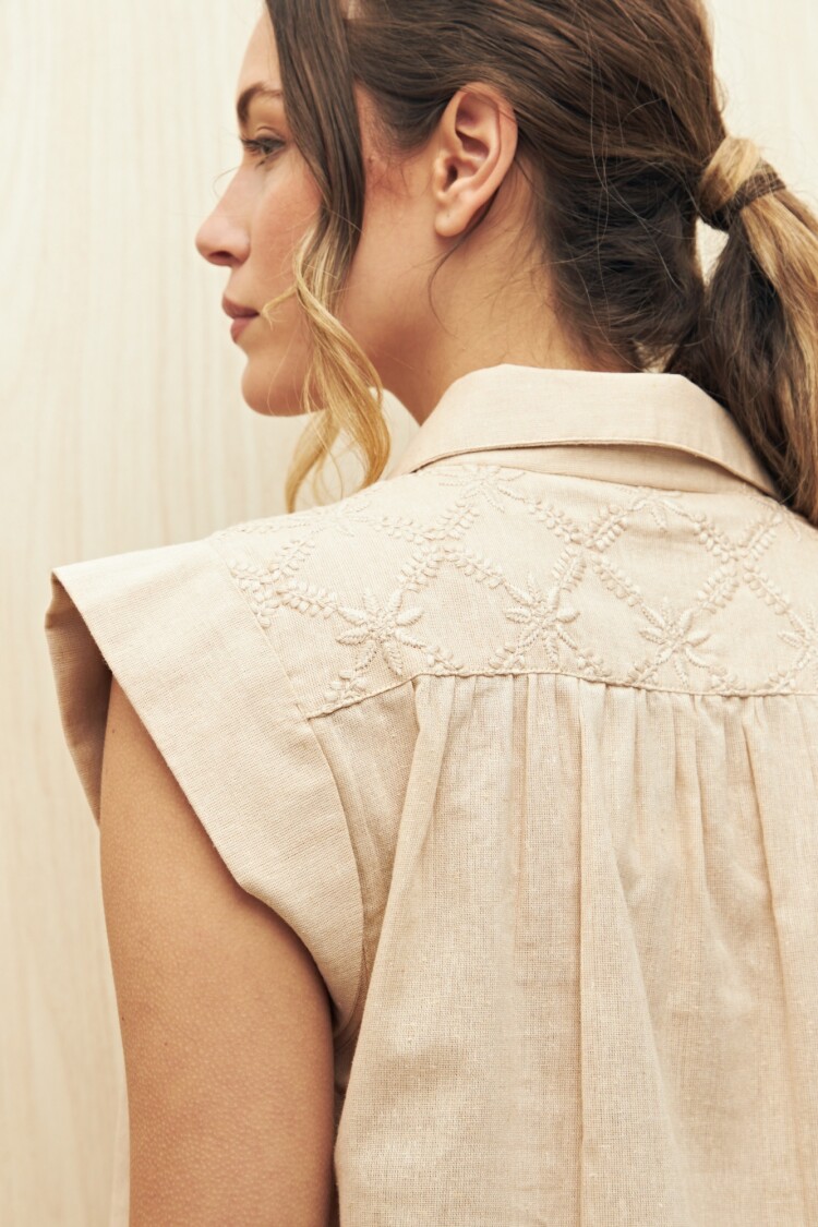 CAMISA ARAW Beige