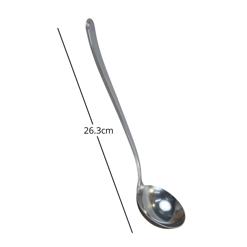 Cucharón 26,3cm acero inoxidable PLATEADO