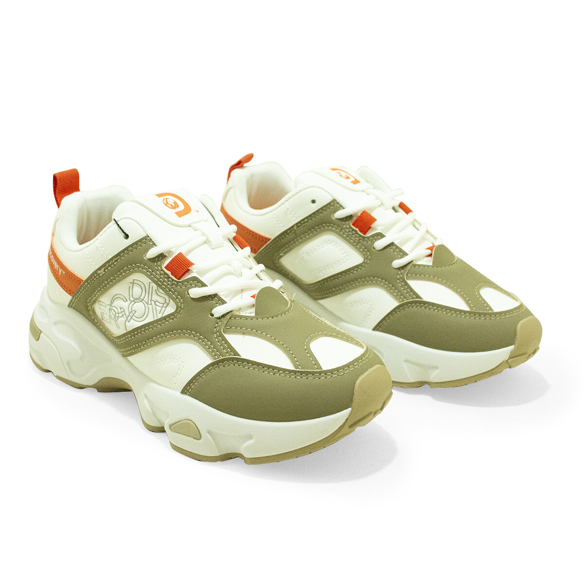 Championes Discovery calzado Earth Sport Camo de Mujer - DISCFW25827 - Blanco-beige 