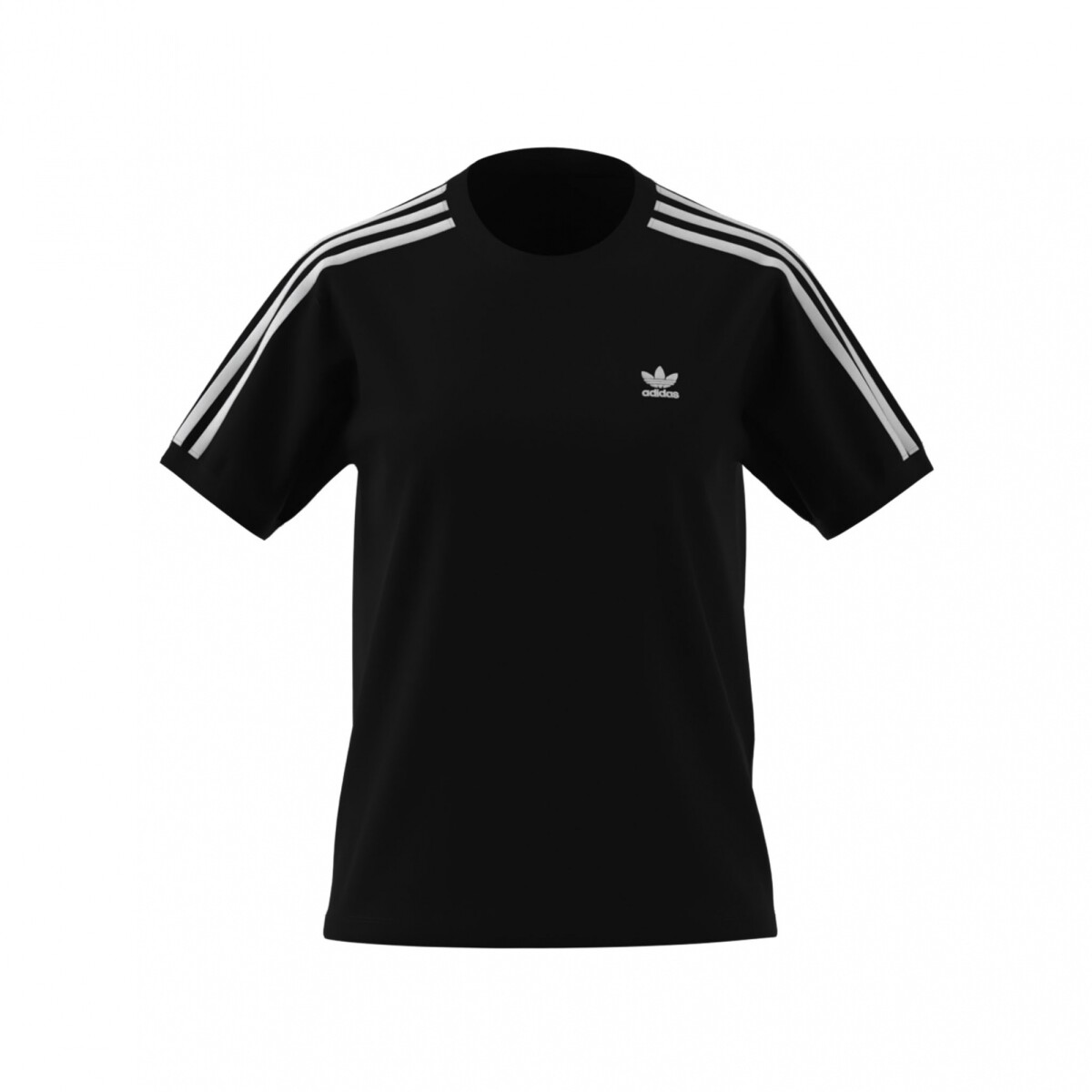 adidas 3 STRIPE TEE - BLACK 