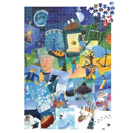 Libellud - Puzzle 1000 Piezas\nDixit Blue Mishmash - +14 Años. 480X680MM. 001