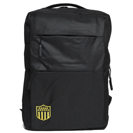 Mochila Urbana de Peñarol con Logo Grabado Negro