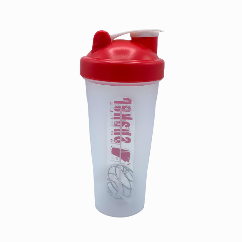 Vaso Mezclador De Proteinas Shaker 600 ml Rojo