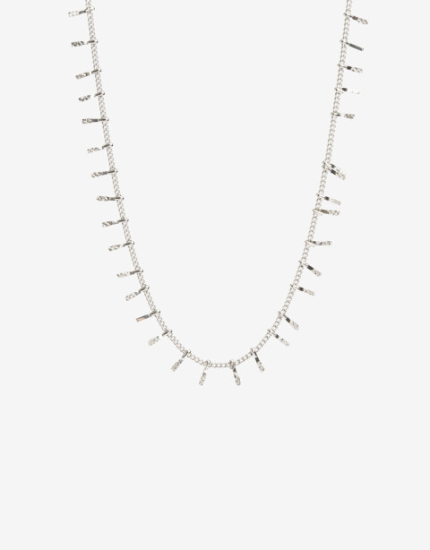 Collares Cortos Metal Collar Corto De Acero - Plateado