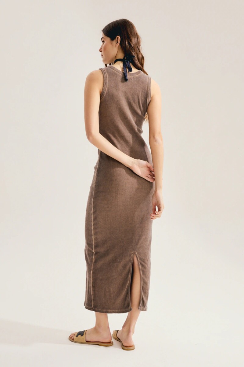VESTIDO AMATISTA Marron