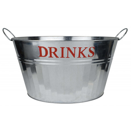 Balde / Hielera Galvanizado Para Botellas Con Asas Línea Drinks Balde / Hielera Galvanizado Para Botellas Con Asas Línea Drinks