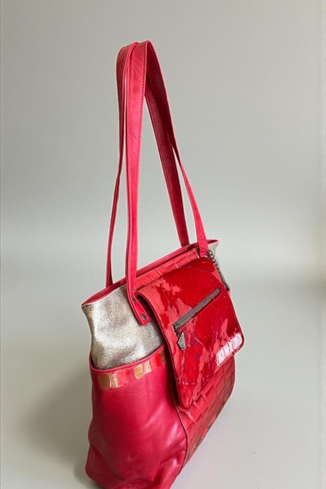 Cartera NIKKI Roja Con Arte Cartera NIKKI Roja Con Arte