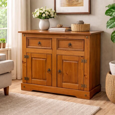 Aparador Buffet 2 Puertas Corona Caramelo CH9182C Aparador Buffet 2 Puertas Corona Caramelo CH9182C