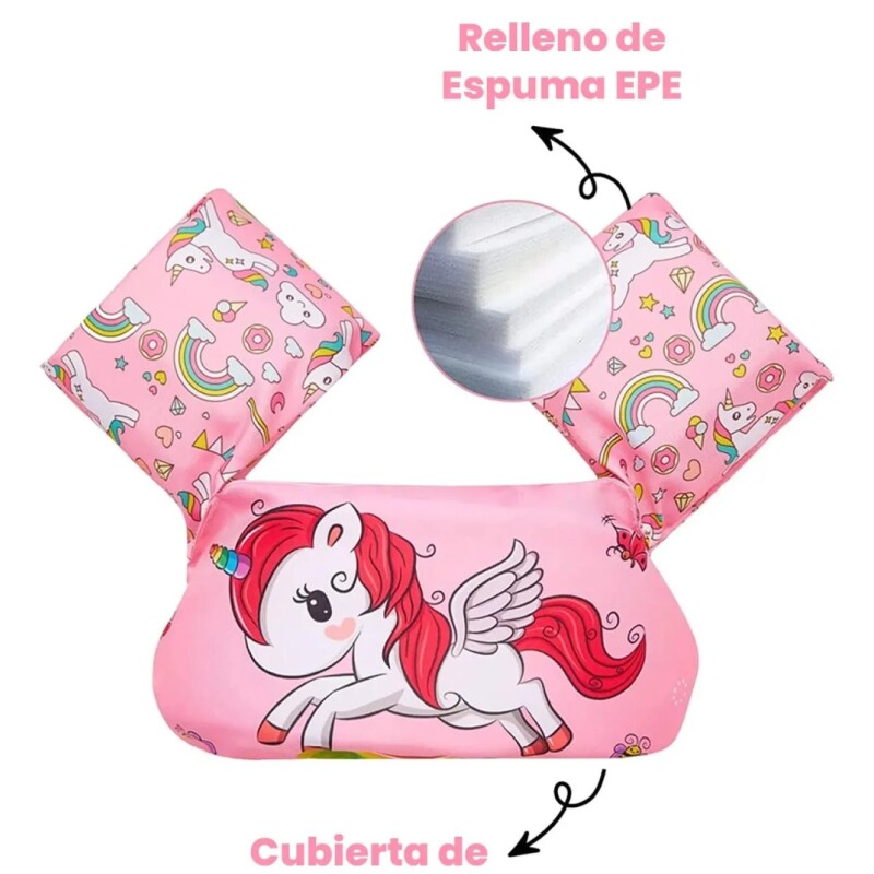 Chaleco Salvavida Flotador Para Niños Y Niñas Unicornio