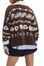 SHELBY CARDIGAN Marron