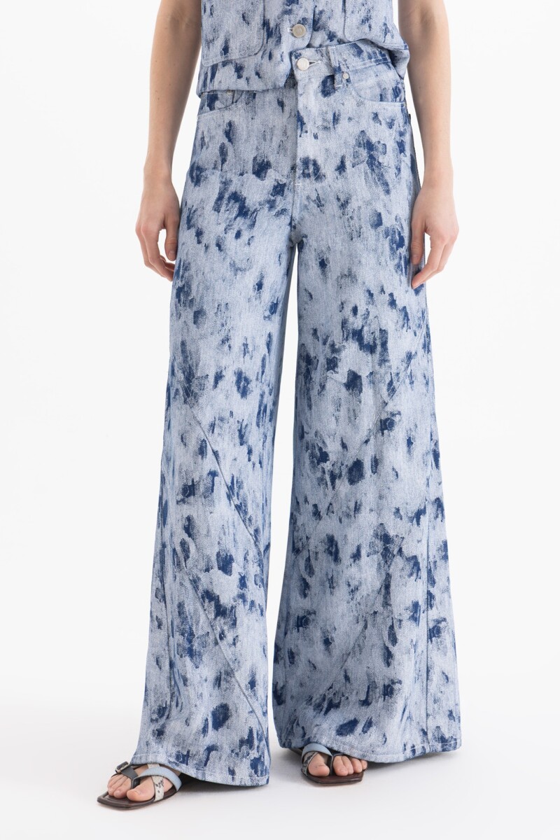 PANTALON ALMA Celeste