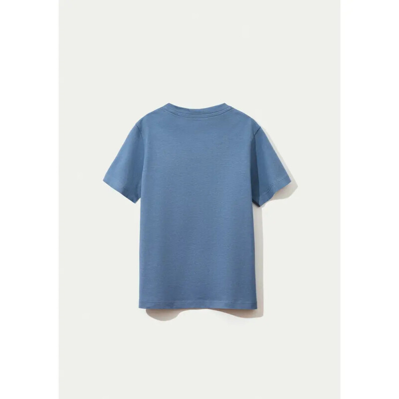 CAMISETA MM MASC AZUL MEDIO