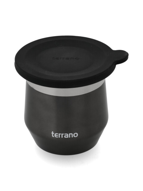 Mate Acero Flap Negro Metalizado