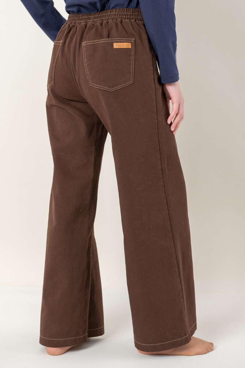 Pantalon cotidiano Chocolate