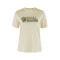 Polo Fjallraven Lush Logo Mujer Chalk White