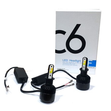 LAMPARA - KIT LED C6 H3 BLANCO AMBAR AZUL DUNCAN LAMPARA - KIT LED C6 H3 BLANCO AMBAR AZUL DUNCAN