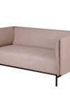 Sofá modelo Box 2P, Beige Beige