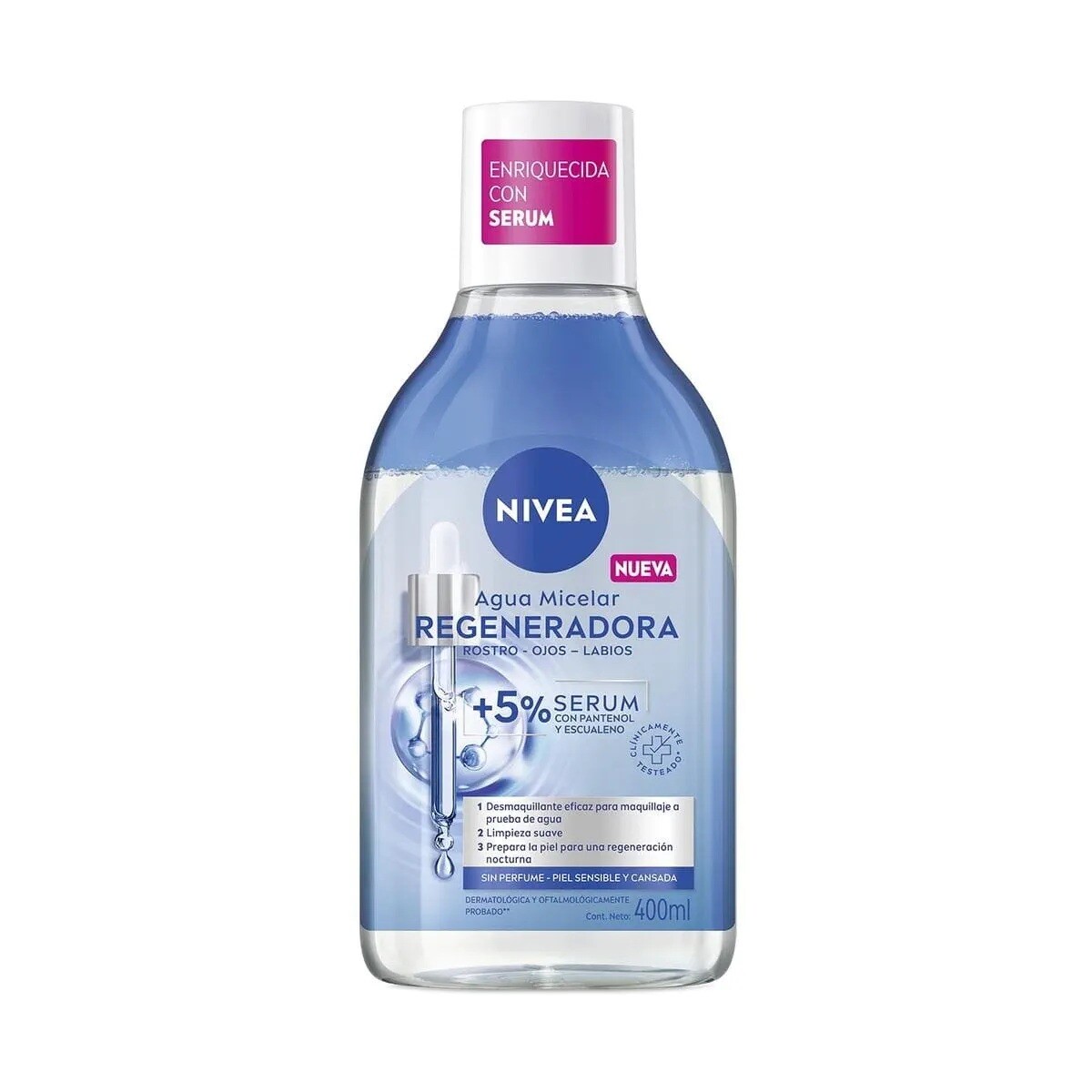Agua Micelar Nivea Regeneradora 400 Ml. 