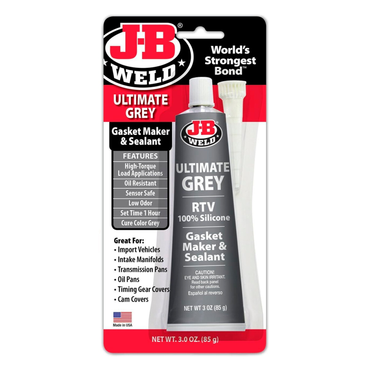 QUIMICOS VARIOS - SILICONA FORMA JUNTA GRIS 85GRS JB WELD 