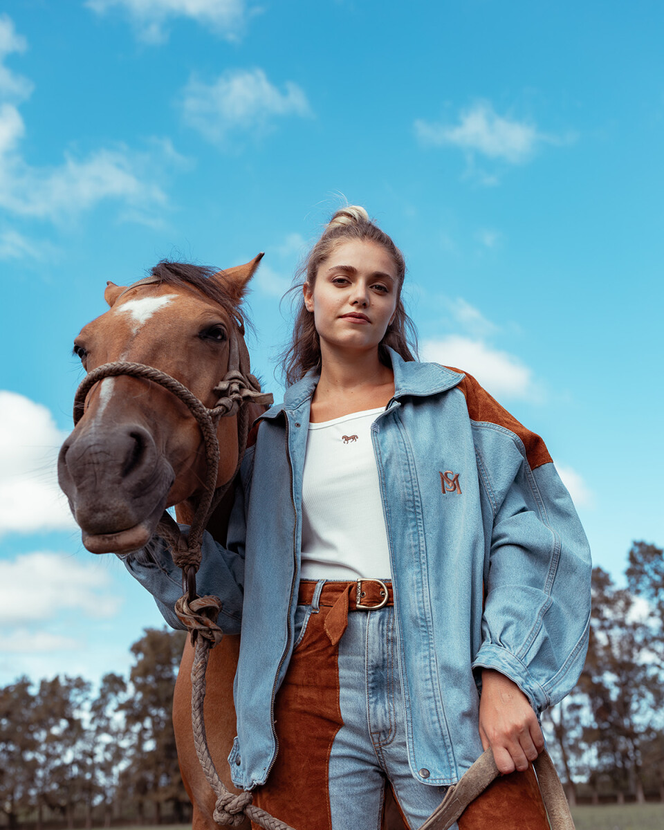 Leather Rockstar - Celeste / Habano 