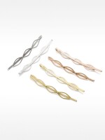 Set De Horquillas Metalizadas bicolor