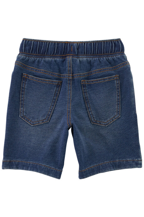 Short de jean clásico. Talles 12-24M Sin color