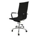 Silla de oficina giratoria eco cuero Negro