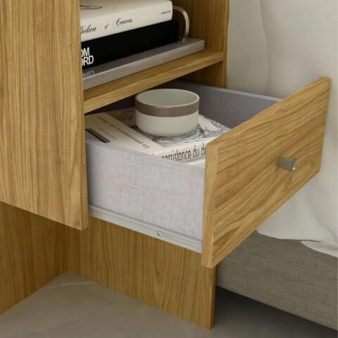 Respaldo y 2 Mesas de Luz Ajustables para Camas de 2 Plazas / Queen - Marruecos / Acanalado Respaldo y 2 Mesas de Luz Ajustables para Camas de 2 Plazas / Queen - Marruecos / Acanalado