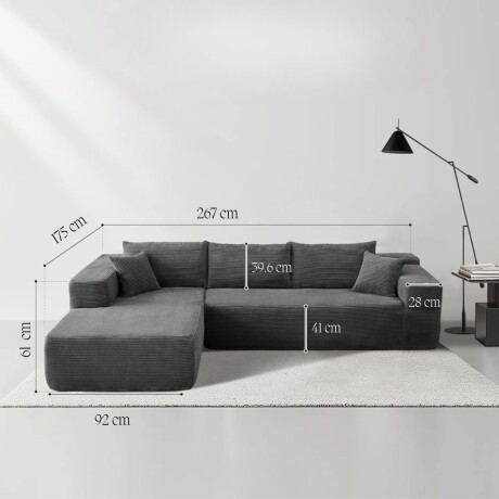 Sillon 3 Cuerpos SwiftLounge Con Chaise Sillon 3 Cuerpos SwiftLounge Con Chaise